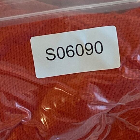 Anthropologie Sleeping on Snow Womens Sweater Orange V Neck Cable Knit Wool XL - Picture 13 of 13